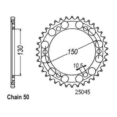 Rozeta pro Yamaha 25045CZ43